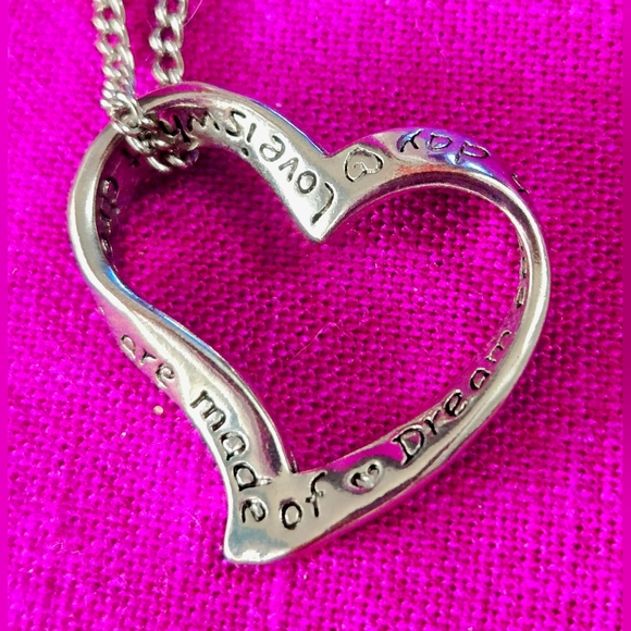 Silver Heart Pendant Necklace - Picture 8 of 13